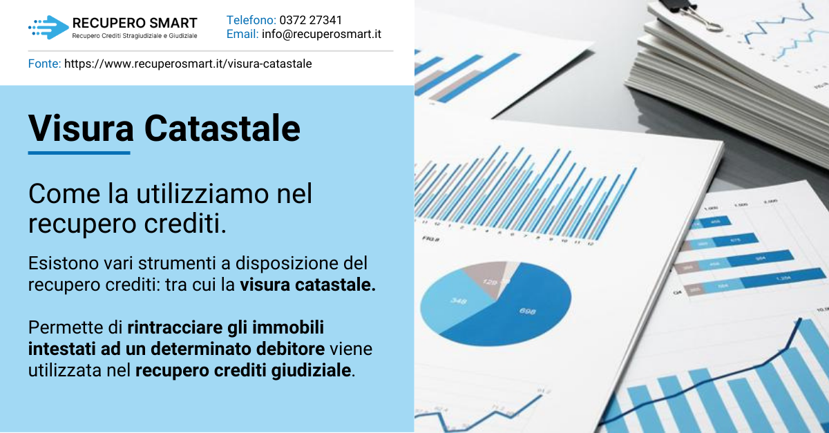Visura catastale per il recupero crediti a Brescia, Bergamo, Milano e Cremona - Recupero Smart